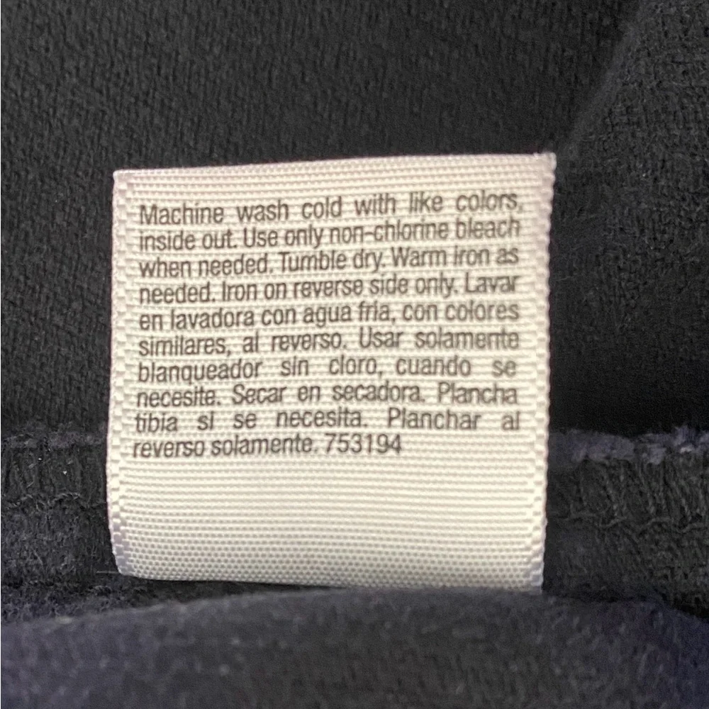 Navy Blue Corduroy Stretch Blazer / Jacket, St. John’s Bay, Size Women’s XL - Picture 10 of 10